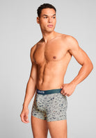 Levi's 2 pack Beach Go AOP Boxer Briefs - Marshmellow / Blue Slate