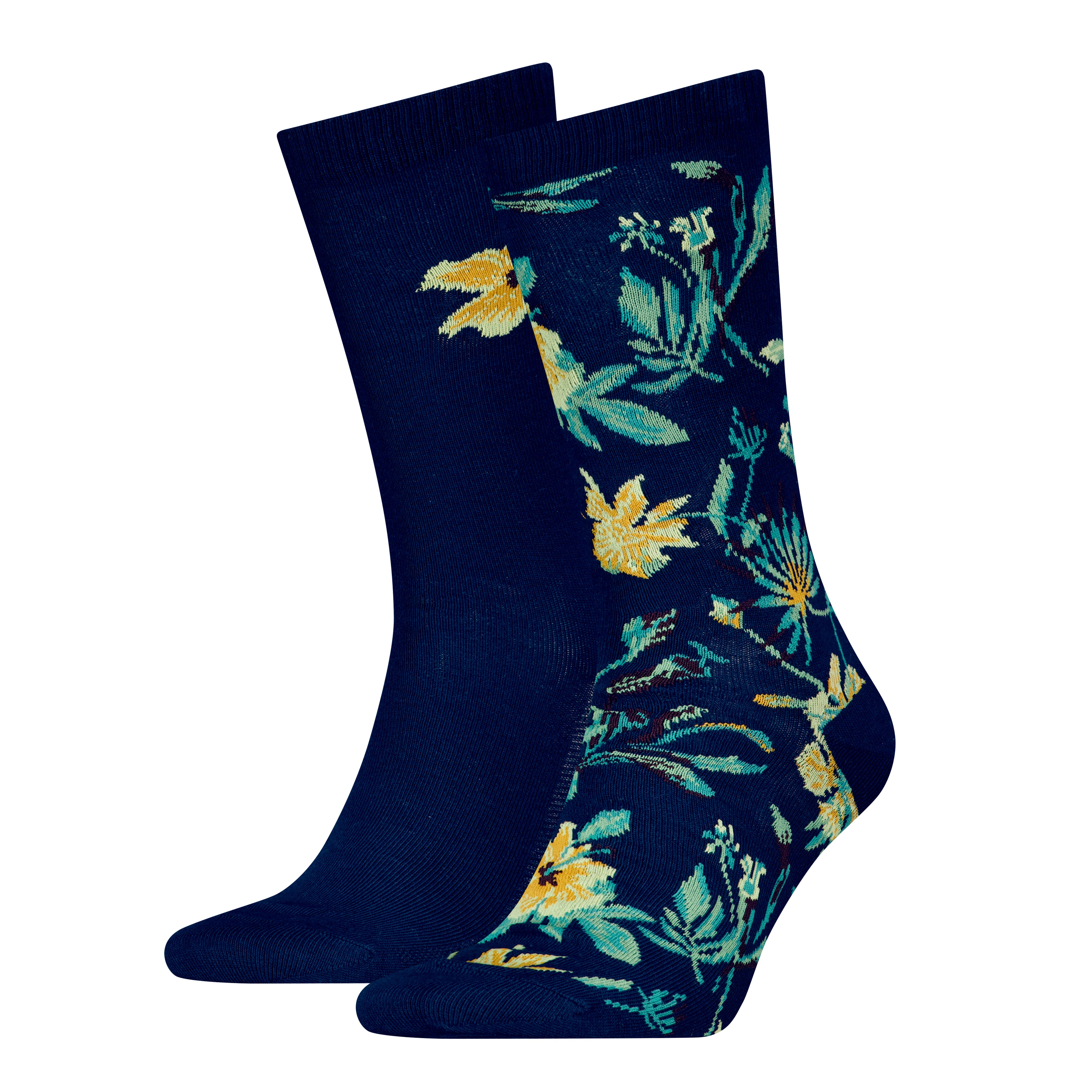 Levi's Regular Cut Placed Flower Socks - 2 Pack