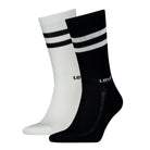 Levi's Regular Cut Sportwear Stripe Socks - 2 Pack