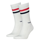 Levi's Regular Cut Sportwear Stripe Socks - 2 Pack