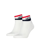 Levi's Mid Cut Sportwear Stripe Socks - 2 Pack