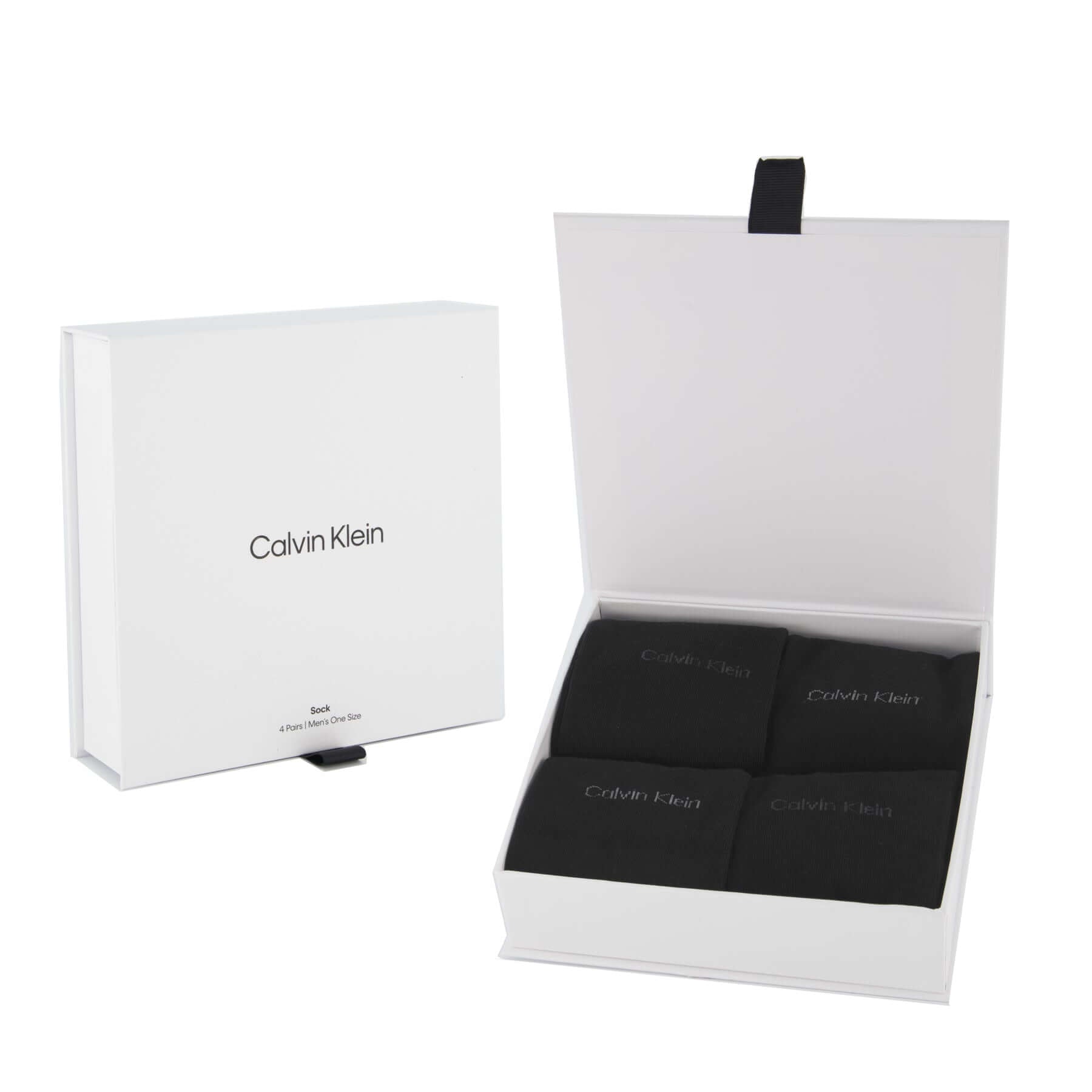 Calvin Klein 4 Pack Crew Socks Gift Set - Black