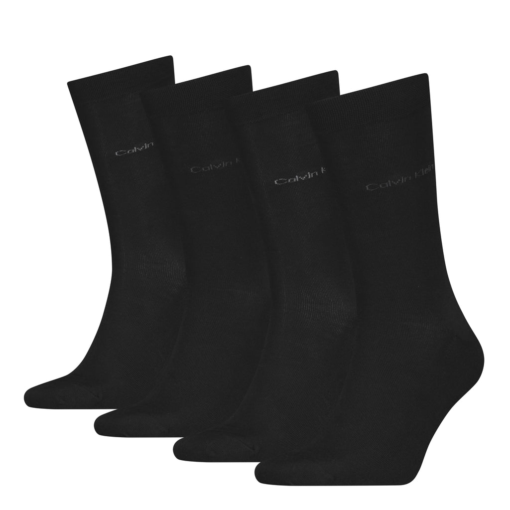 Calvin Klein 4 Pack Crew Socks Gift Set - Black