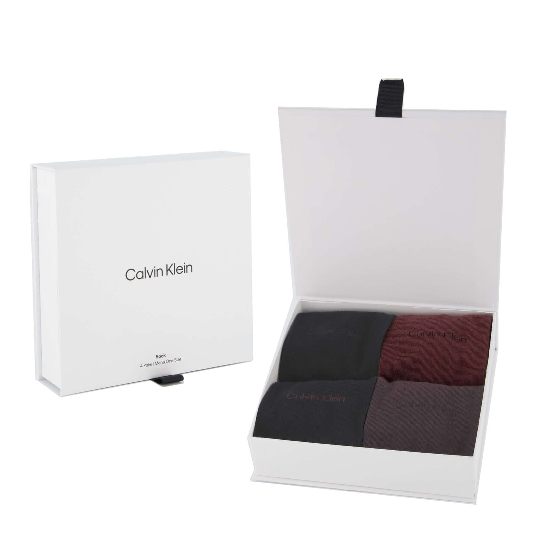 Calvin Klein 4 Pack Crew Socks Gift Set - Red Combo