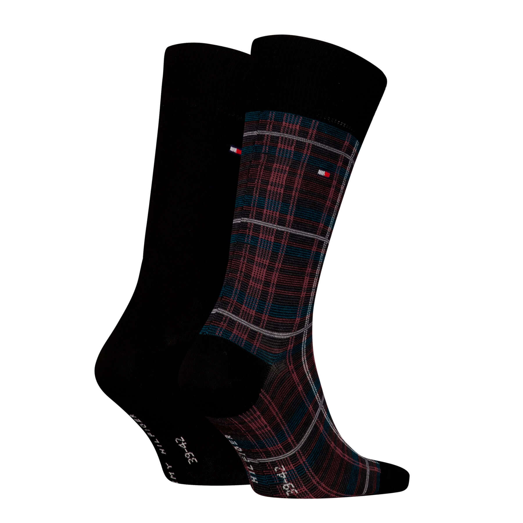 Tommy Hilfiger Men's 2 Pack Tartan Socks