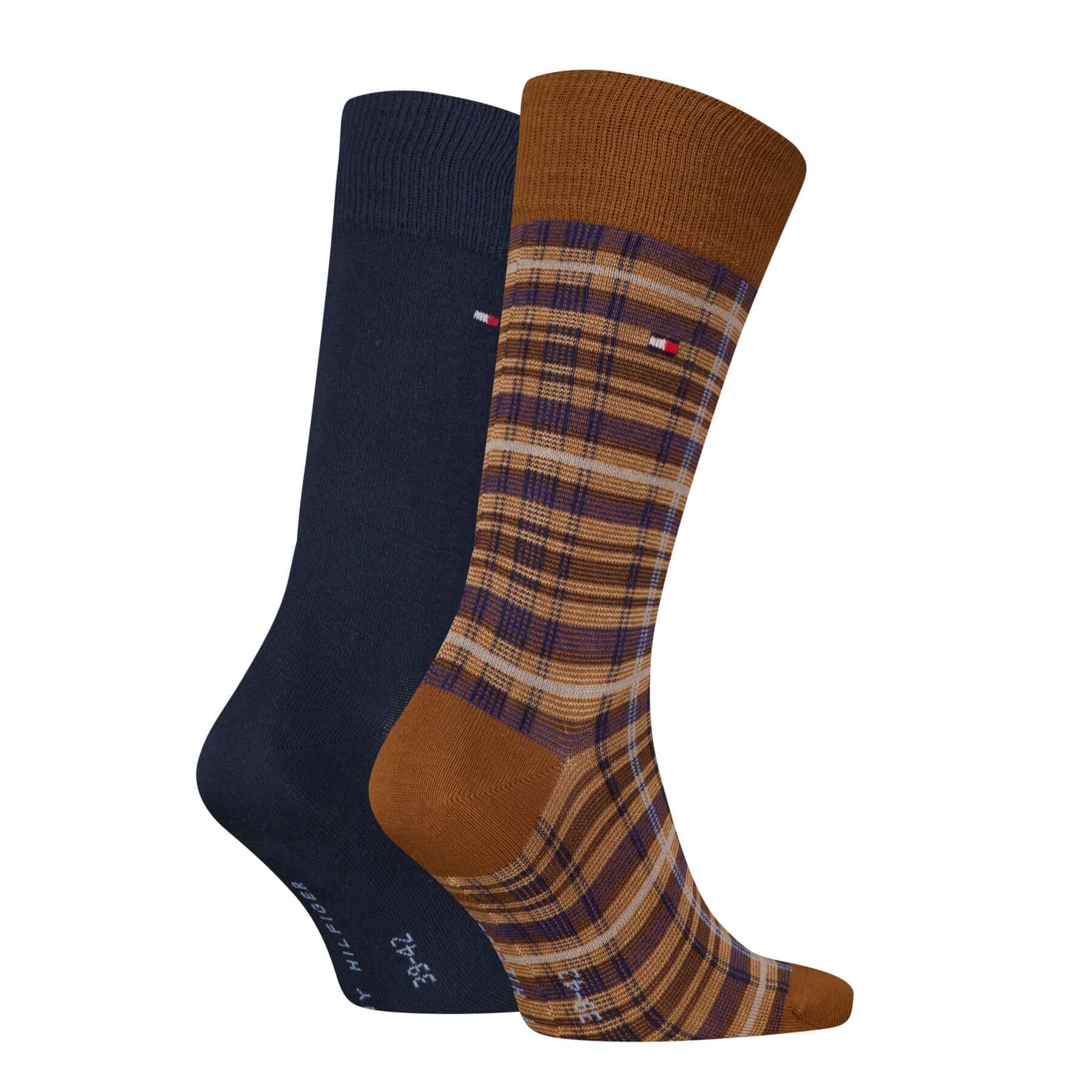 Tommy Hilfiger Men's 2 Pack Tartan Socks