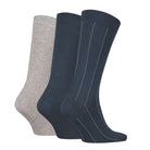 Calvin Klein 3 Pack Stripe Crew Socks Gift Box - Ink Blue