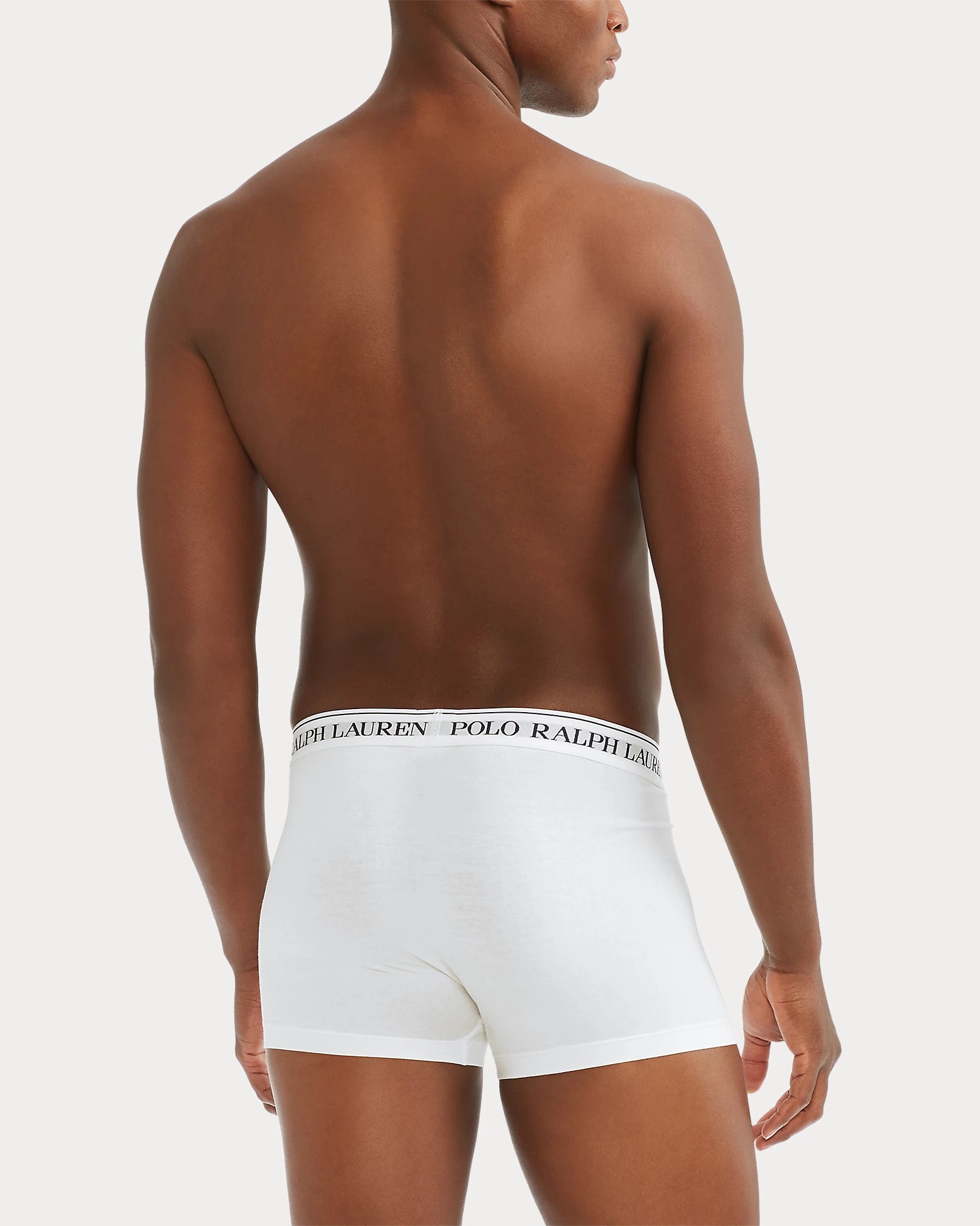 Polo Ralph Lauren Classic Boxer Trunks 3 Pack White Trunks and Boxers