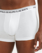 Polo Ralph Lauren Classic Boxer Trunks 3-Pack - White