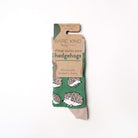 Bare Kind Socks - Save The Hedgehog Bamboo Green Socks