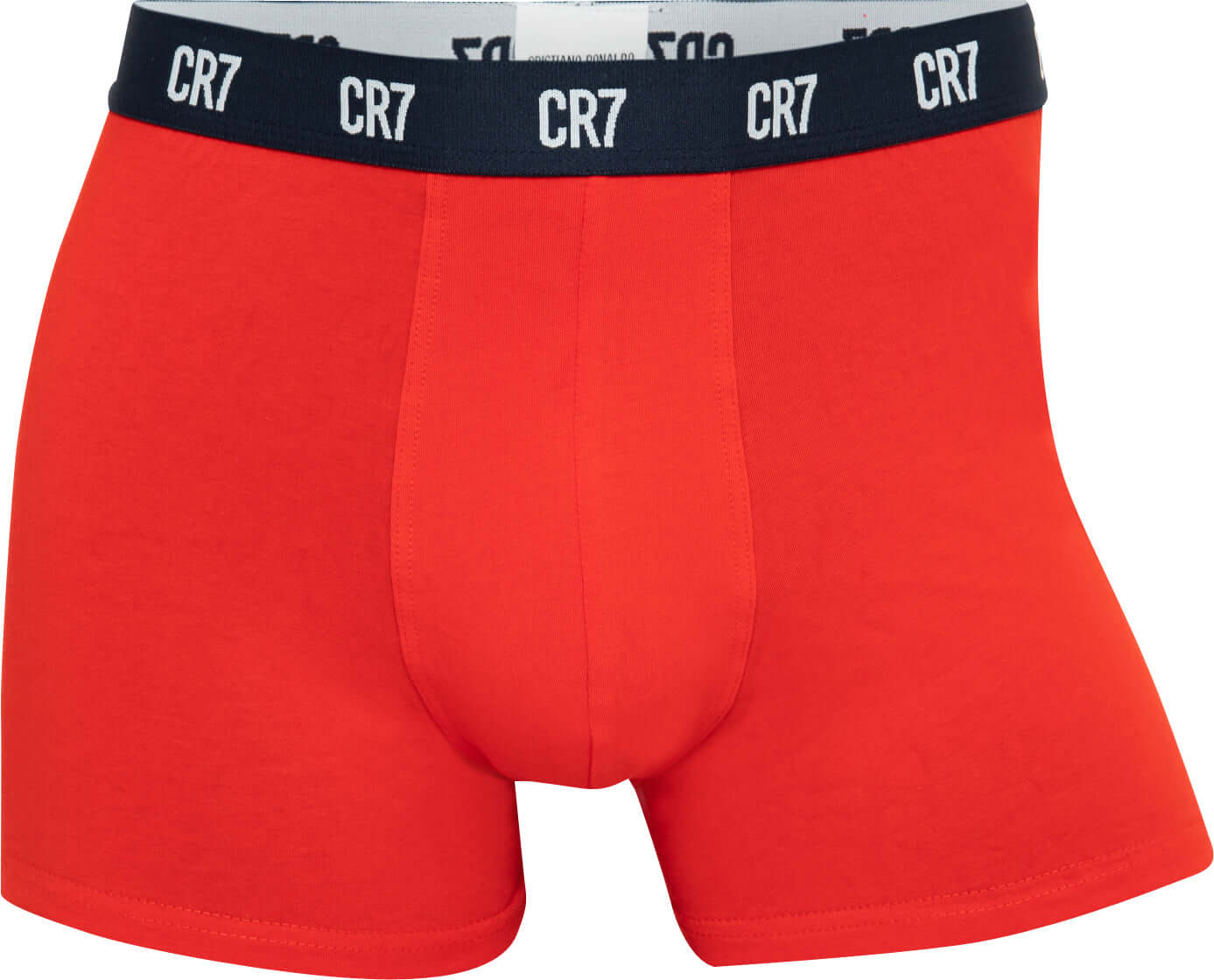 CR7 3-Pack Men's Cotton Fashion Trunk - Grey / Red /Navy