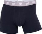 CR7 3-Pack Men's Cotton Fashion Trunk - Navy / Blue / Light Blue