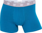 CR7 3-Pack Men's Cotton Fashion Trunk - Navy / Blue / Light Blue