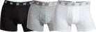 CR7 3-Pack Men's Cotton Fashion Trunk - Black / Grey / White