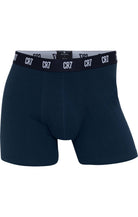 CR7 Men's 3 Pack Cotton Trunks - Blue and Green