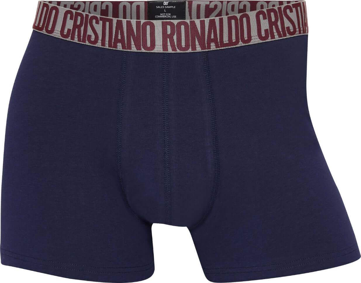 CR7 3-Pack Men's Cotton Fashion Trunk - Blue Print