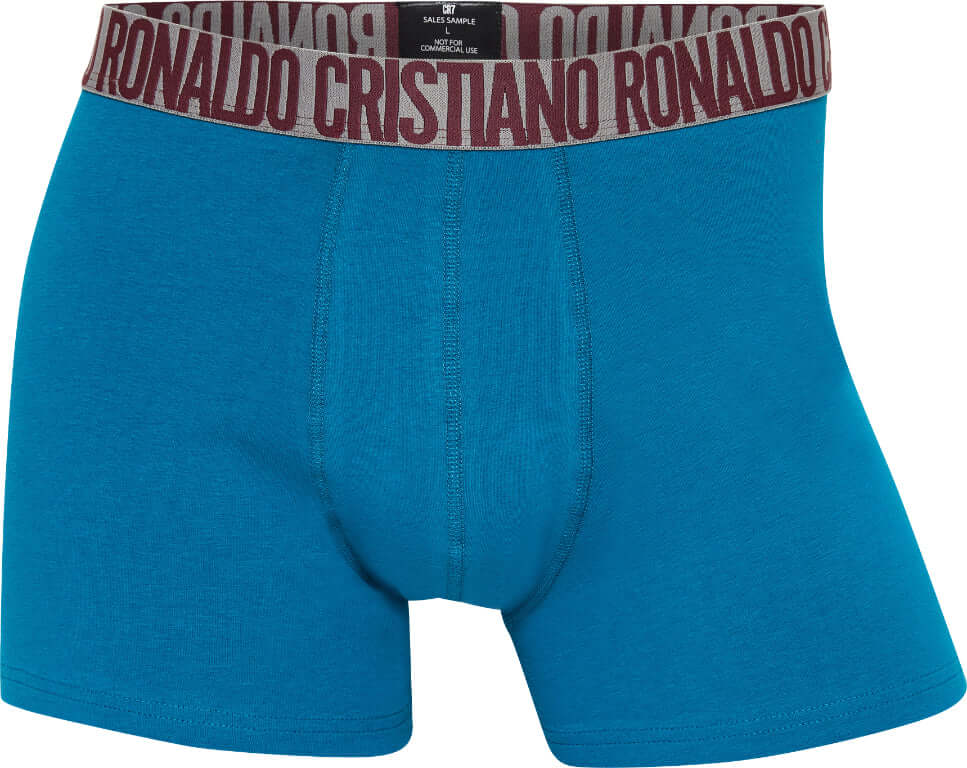 CR7 3-Pack Men's Cotton Fashion Trunk - Blue Print