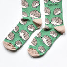 Bare Kind Socks - Save The Hedgehog Bamboo Green Socks