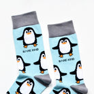 Bare Kind Socks - Save The Penguin Bamboo Socks | Aqua