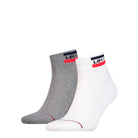 Levi's Mid Cut 2 Pack Sportwear Logo Socks