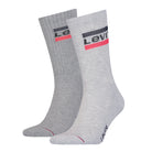 Levi's Regular Cut 2 Pack Sportwear Logo Socks