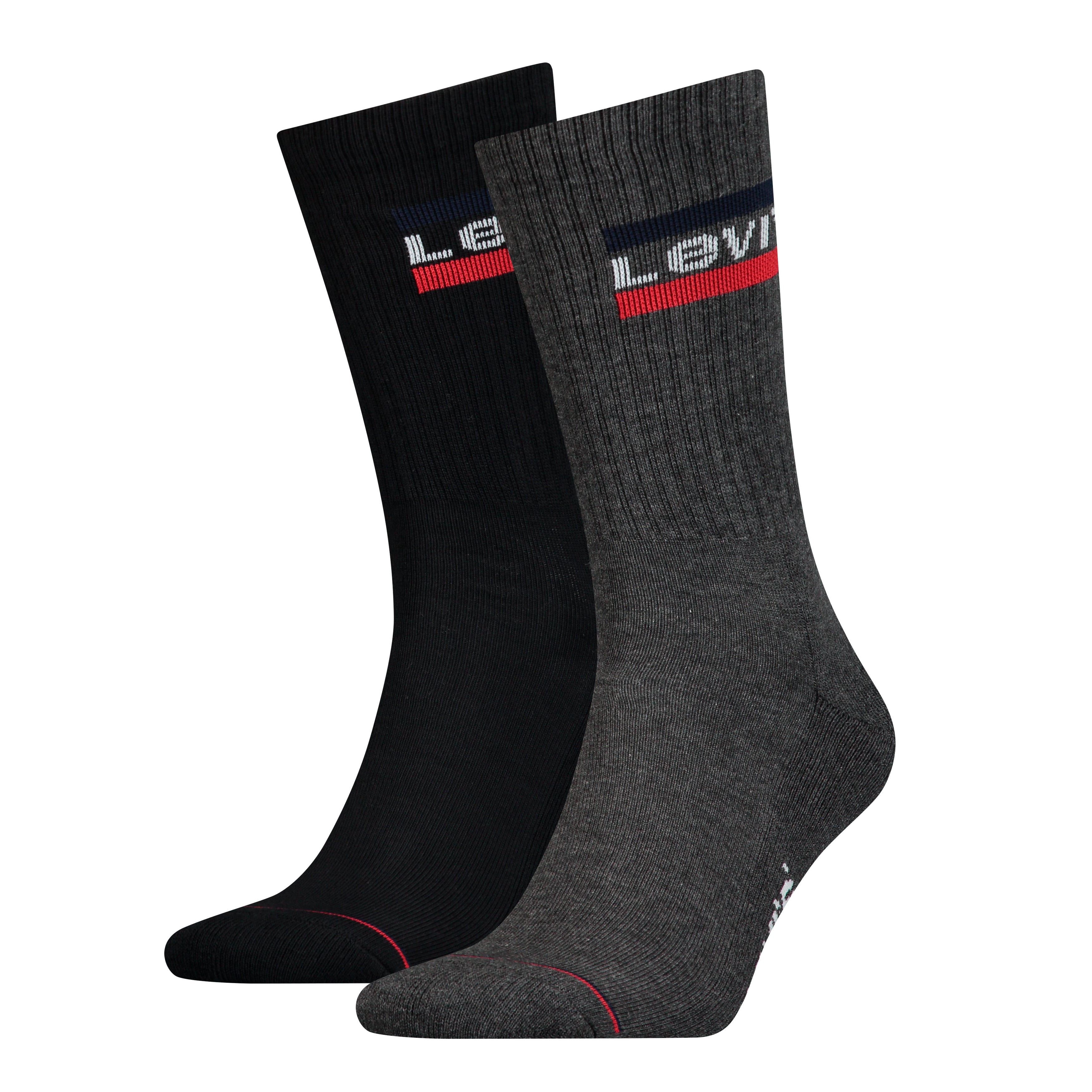 Levi's Regular Cut 2 Pack Sportwear Logo Socks