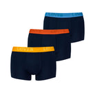 Levi's Premium Cotton Stretch Trunks - Black with Yellow/Orange/Blue Waistbands