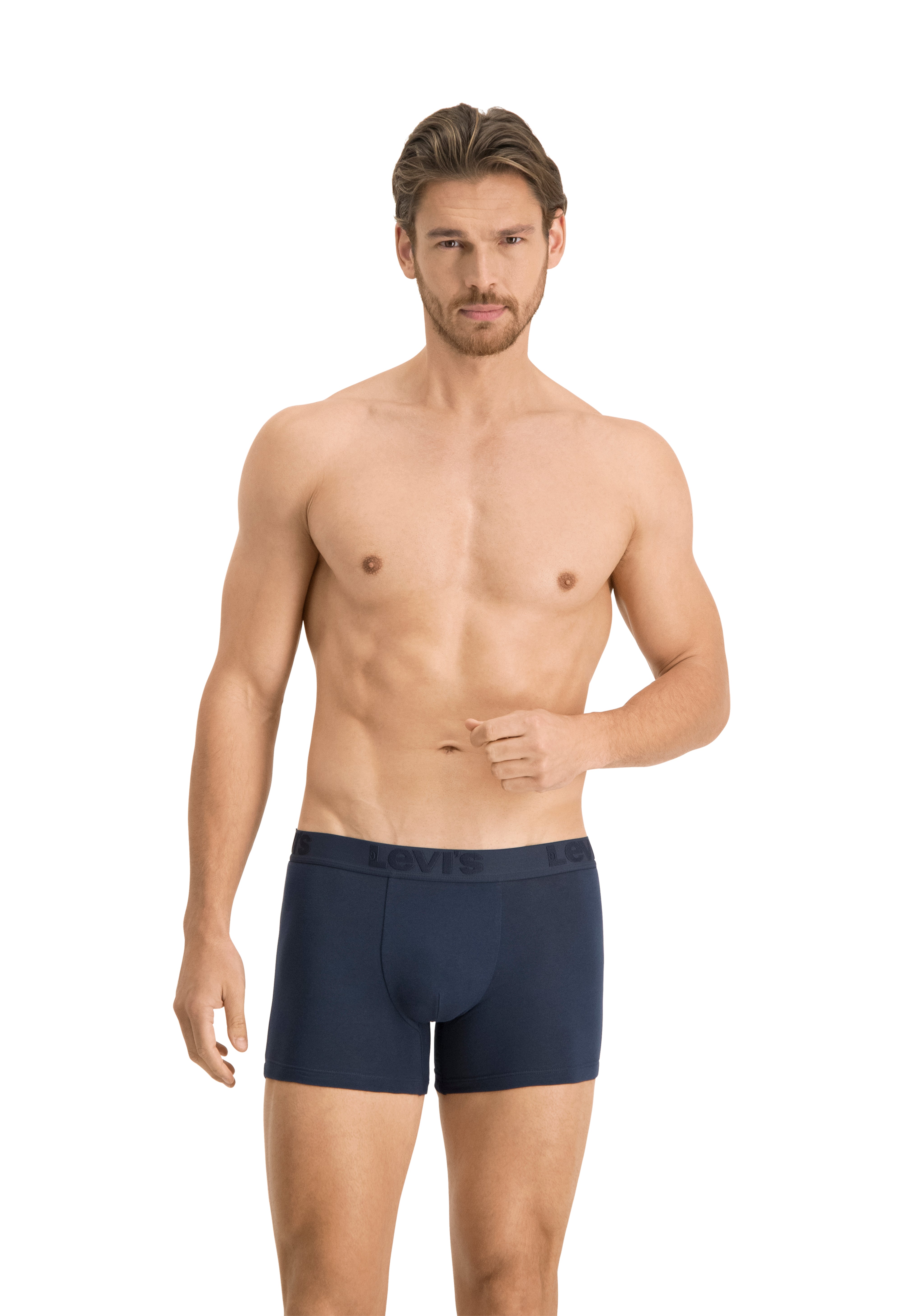 Levi's Premium Cotton Stretch Boxer Briefs - Blue/Denim/White