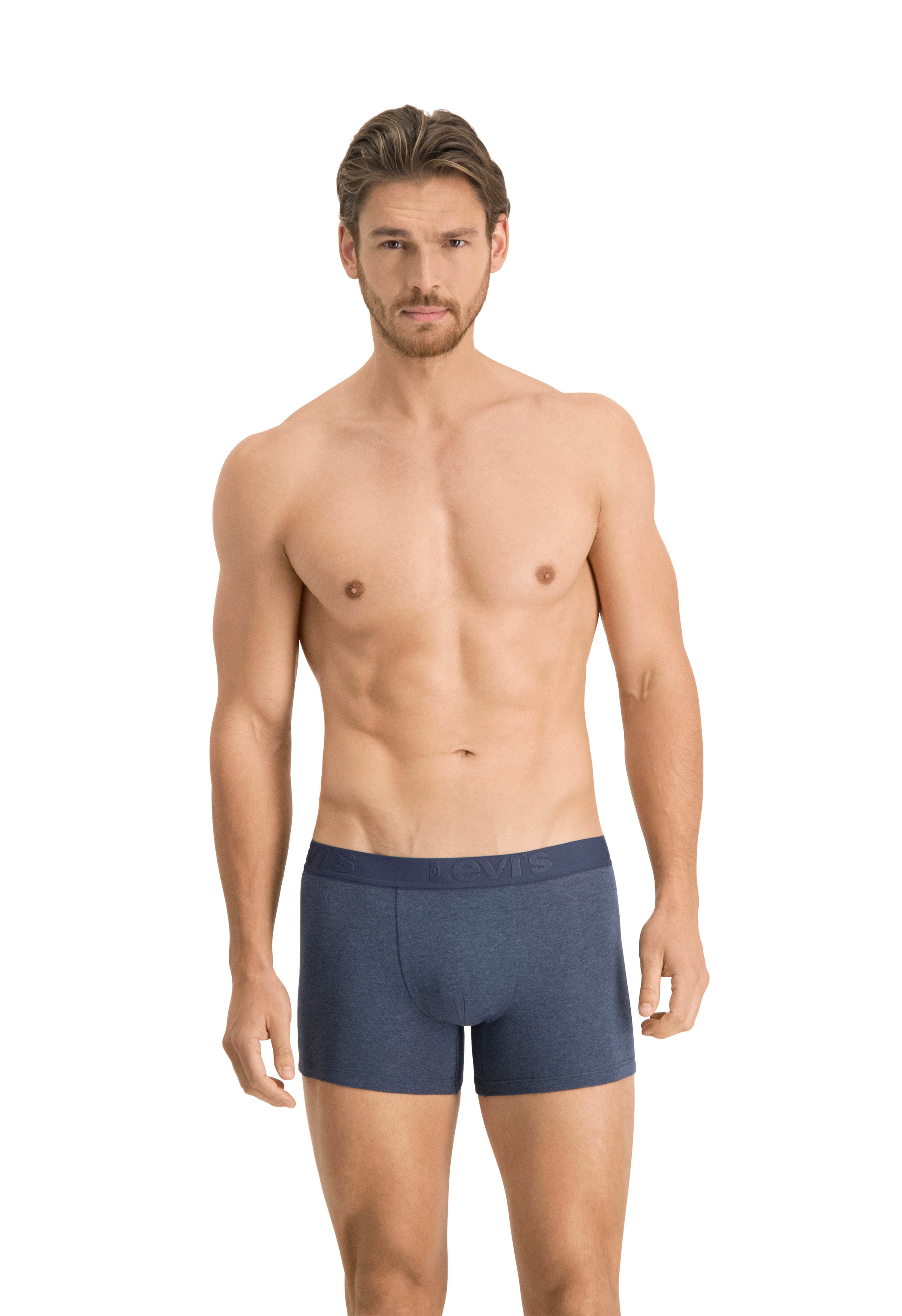 Levi's Premium Cotton Stretch Boxer Briefs - Blue/Denim/White