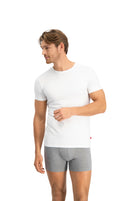 Levi's Premium Crew Neck T-Shirt 2 Pack for Men - White