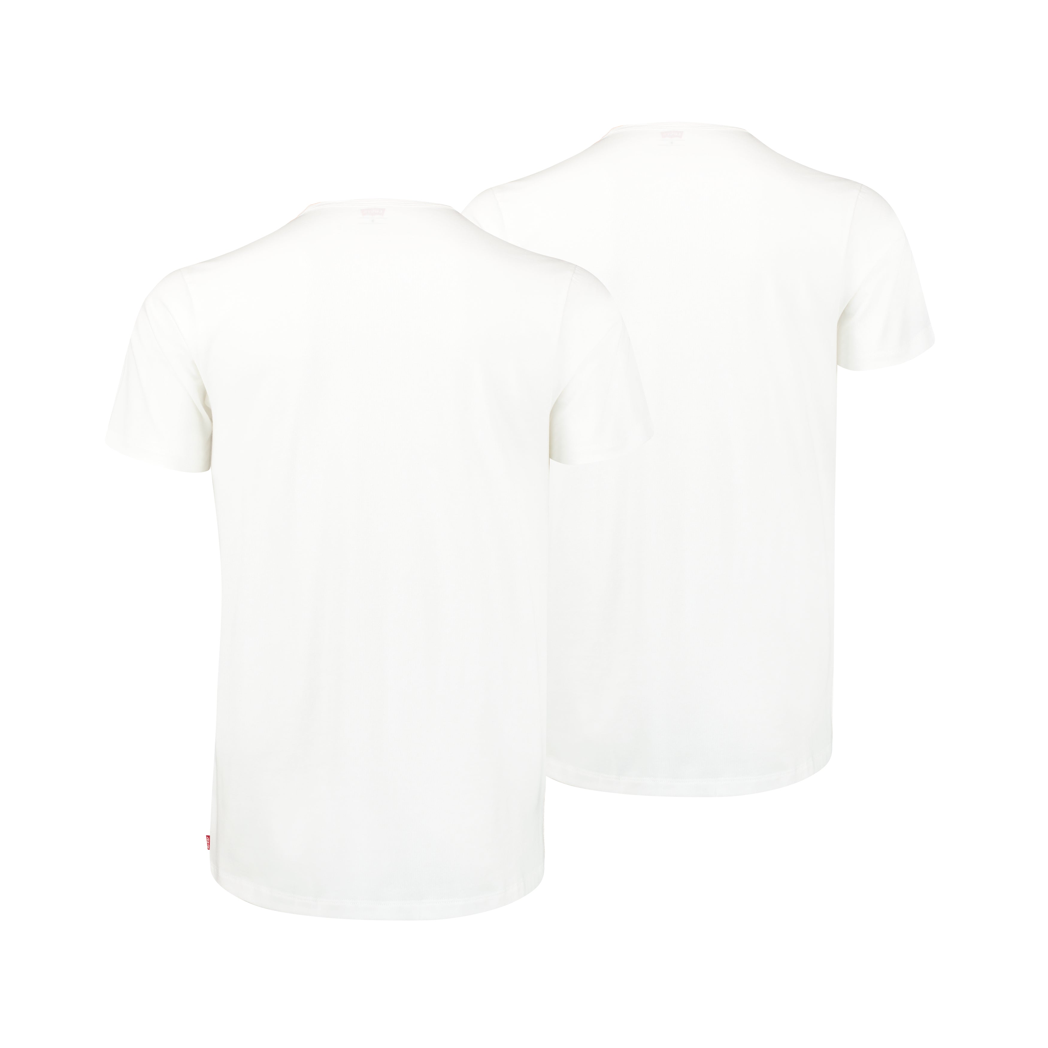 Levi's Premium Crew Neck T-Shirt 2 Pack for Men - White