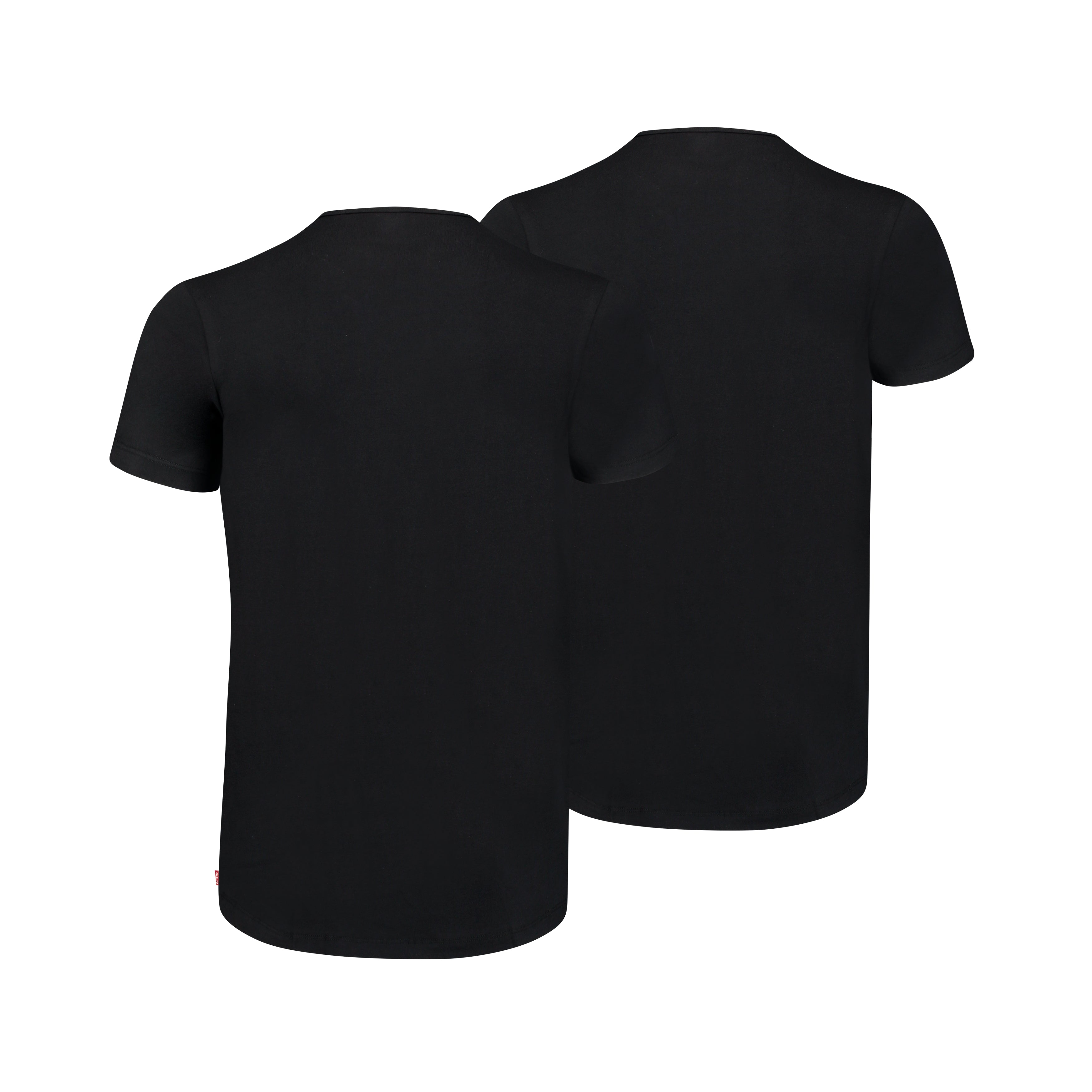 Levi's Premium Crew Neck T-Shirt 2 Pack for Men - Black