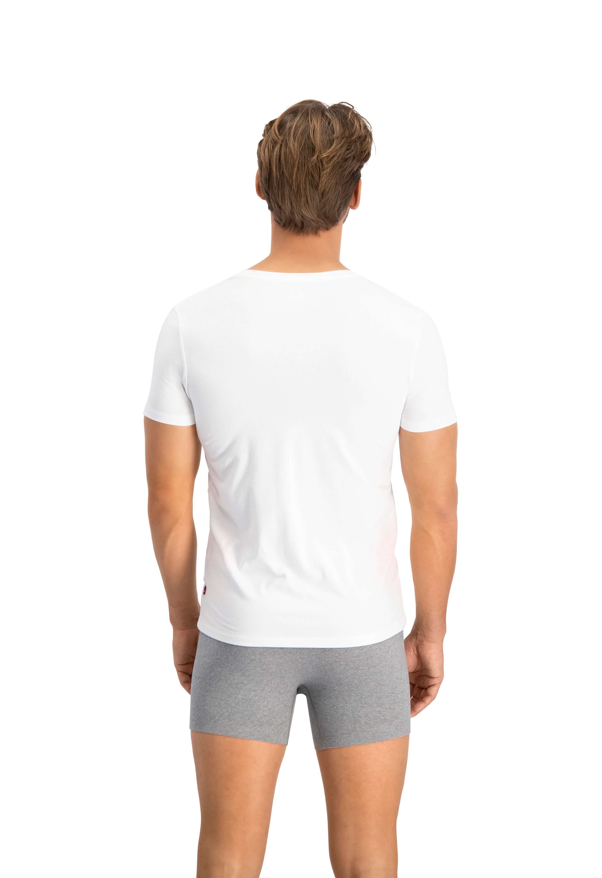 Levi's Premium V-Neck Undershirts 2 Pack for Men - White