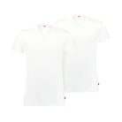 Levi's Premium V-Neck Undershirts 2 Pack for Men - White