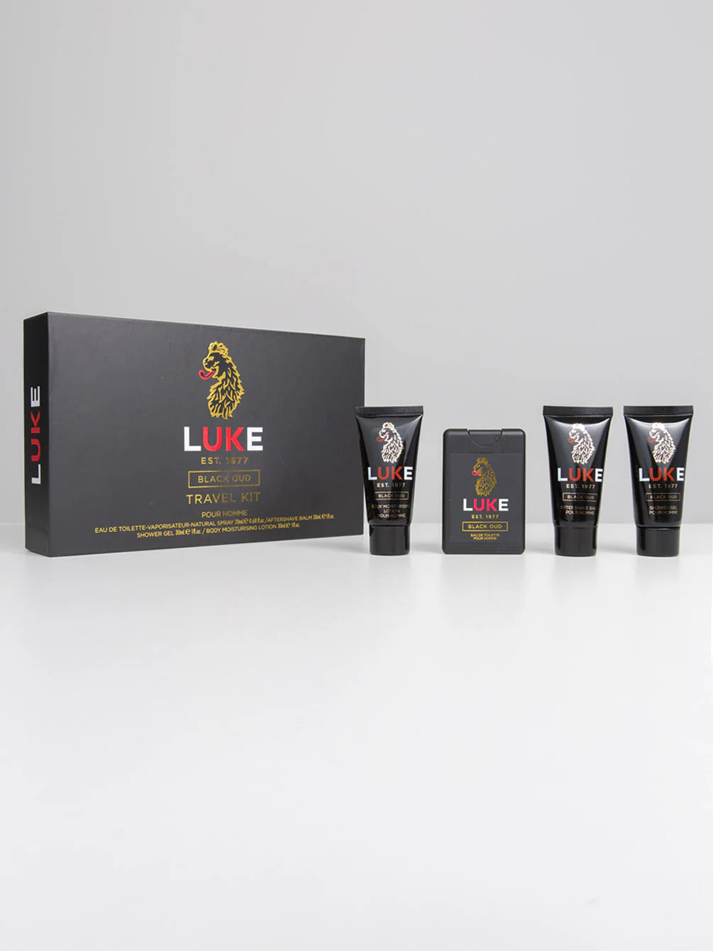 Luke 4 Piece Travel Kit - Black OUD