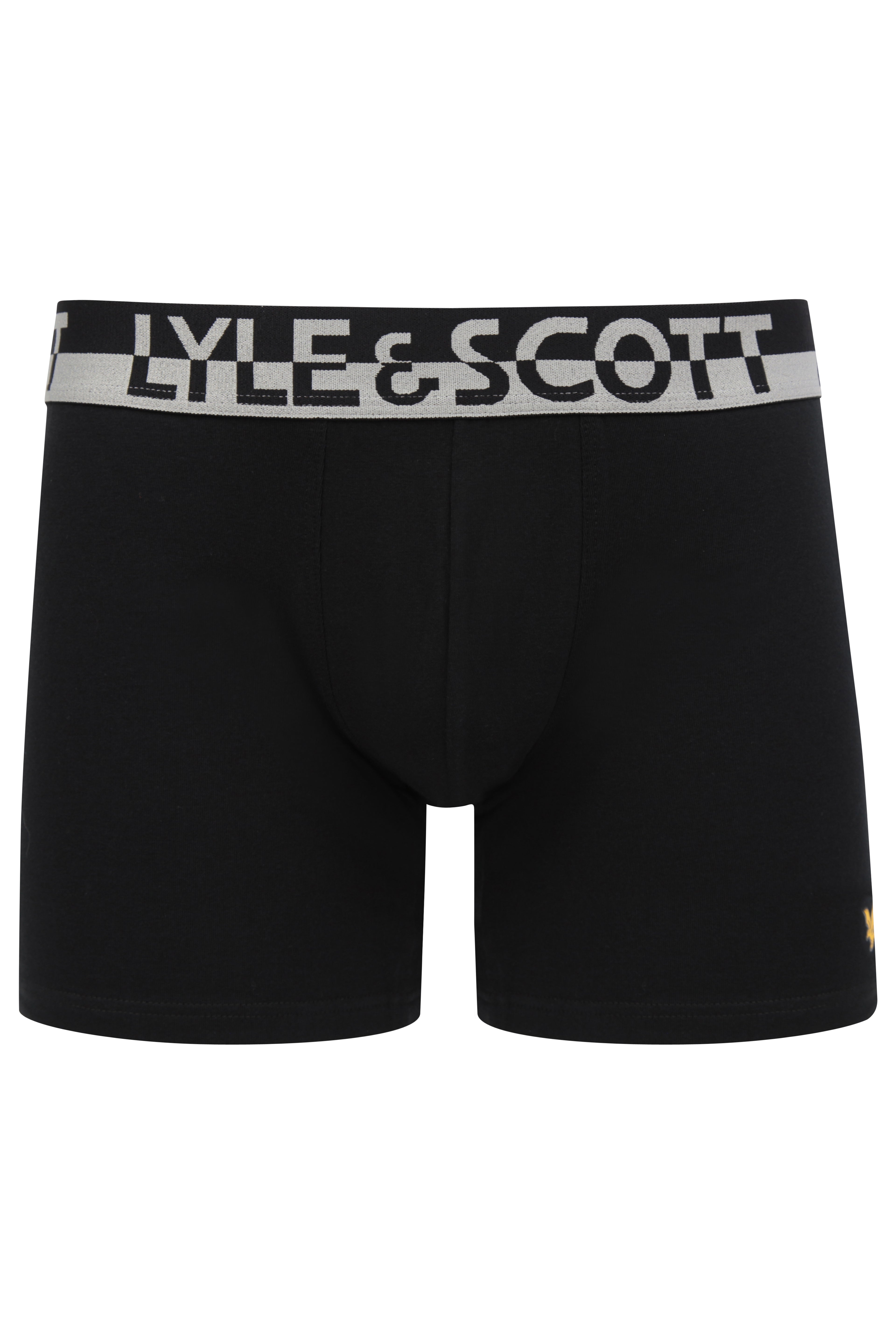 Lyle & Scott 3 Pack Men's Ashton Trunks - Dark Grey/Pine Grove/Black