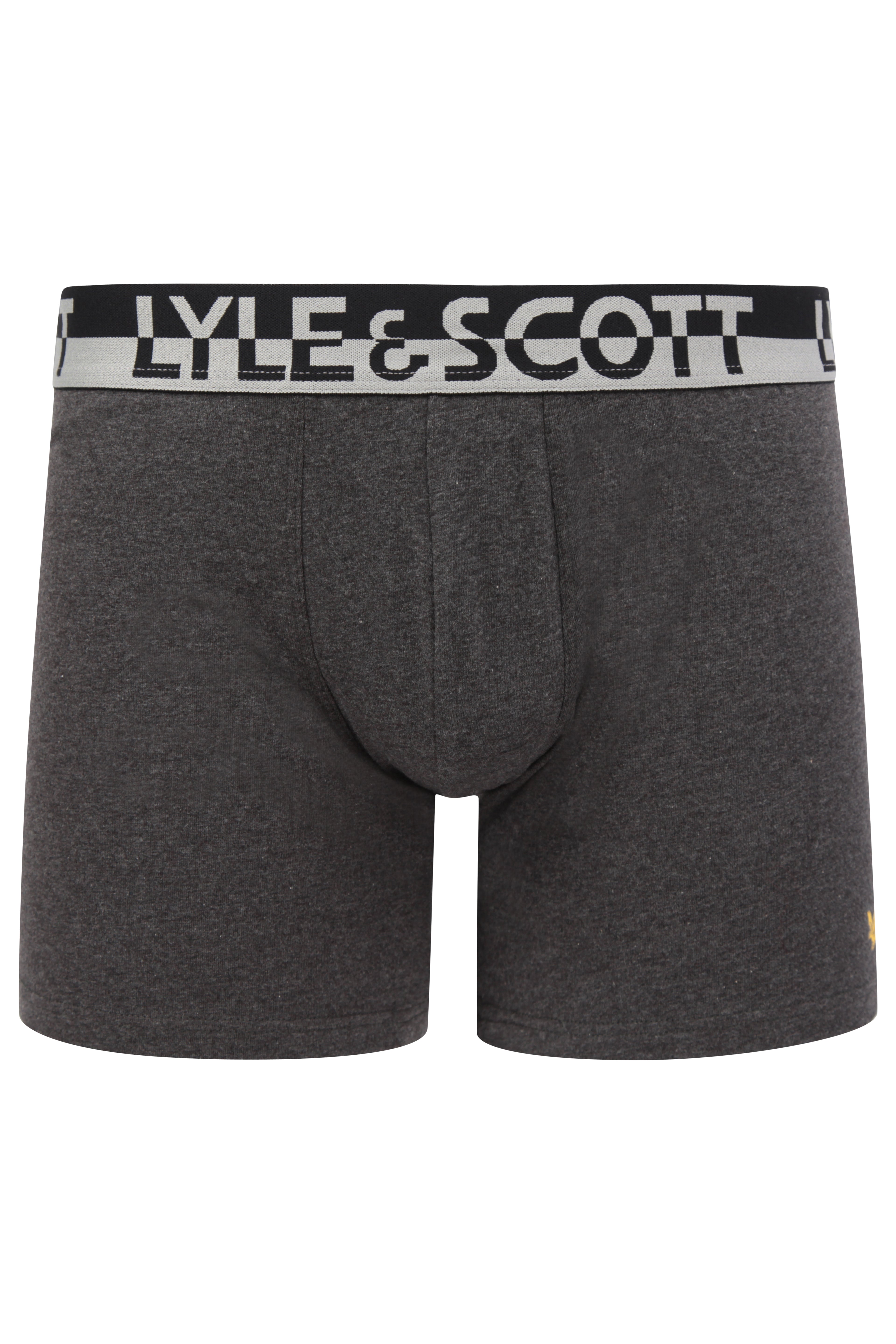 Lyle & Scott 3 Pack Men's Ashton Trunks - Dark Grey/Pine Grove/Black