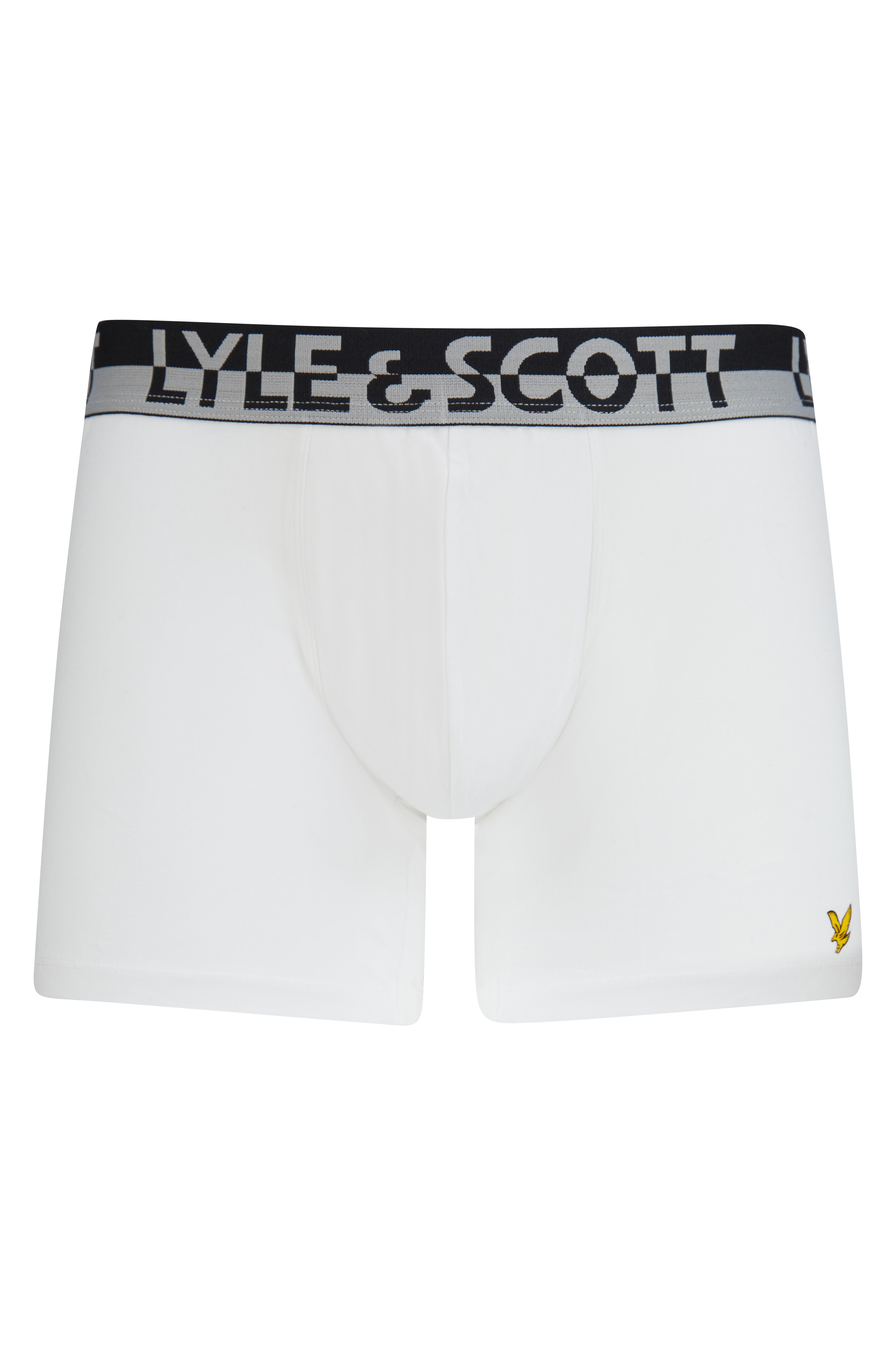 Lyle & Scott 3 Pack Men's Ashton Trunks - Grey Marl/Peacoat/White