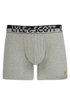 Lyle & Scott 3 Pack Men's Ashton Trunks - Grey Marl/Peacoat/White