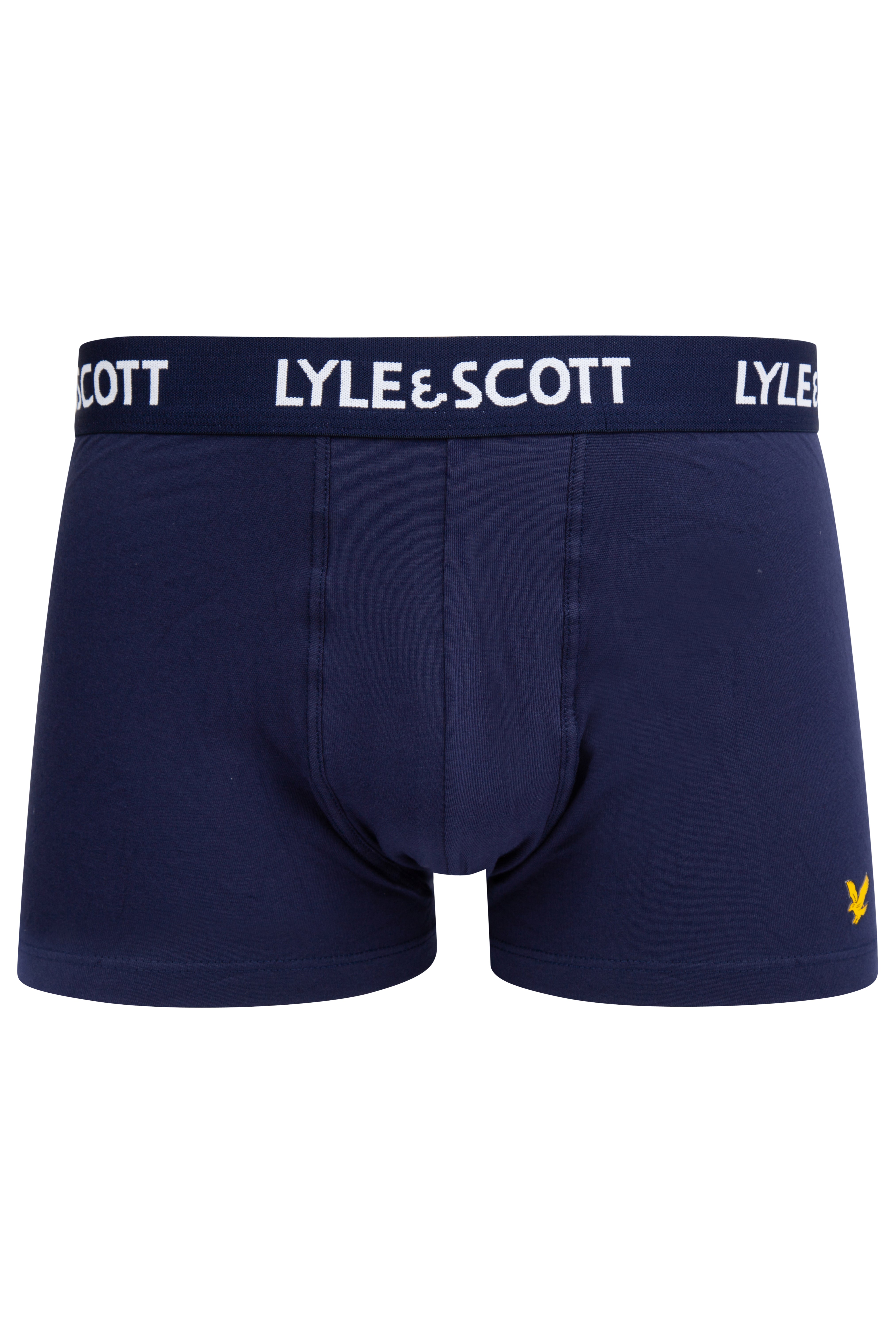 Lyle & Scott 3 Pack Barclay Men's Trunks - Peacoat