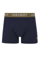 Lyle & Scott 3 Pack Barclay Men's Trunks - Peacoat Multi Waistbands