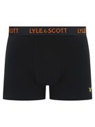 Lyle & Scott 3 Pack Men's Barclay Trunks - Black, Multi Logo