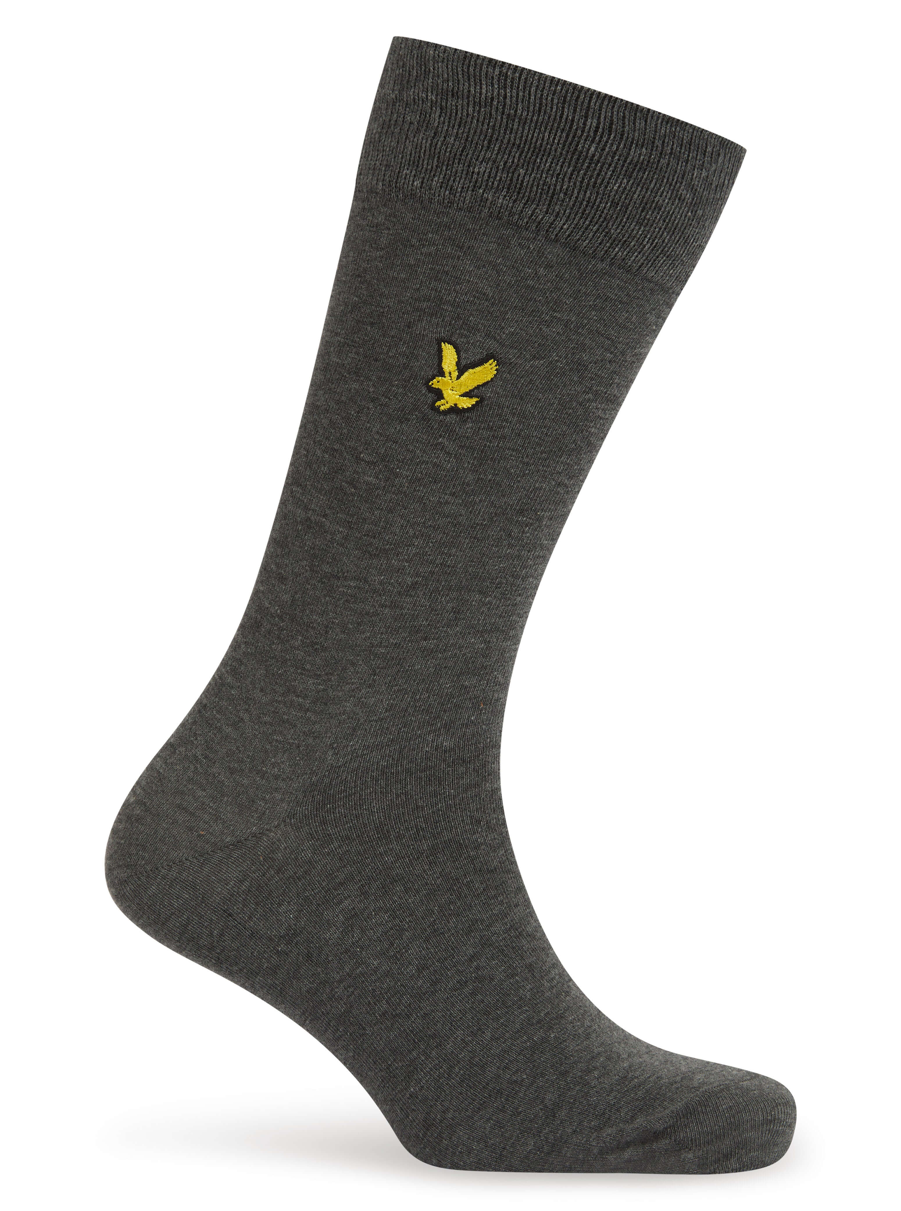 Lyle & Scott 3 Pack Barwood Crew Socks - Argyle / Dark Grey Marl / Stripe