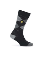 Lyle & Scott 3 Pack Barwood Crew Socks - Argyle / Grey Marl / Stripe