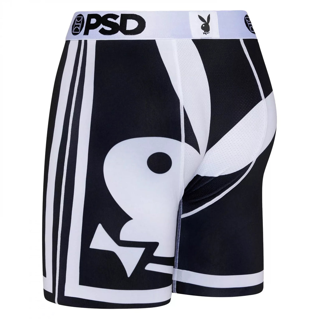 PSD Men's Playboy Big Bunny 5" Boxer Briefs - Black