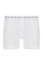 BOSS Trunk Button Fly Boxer Short in White