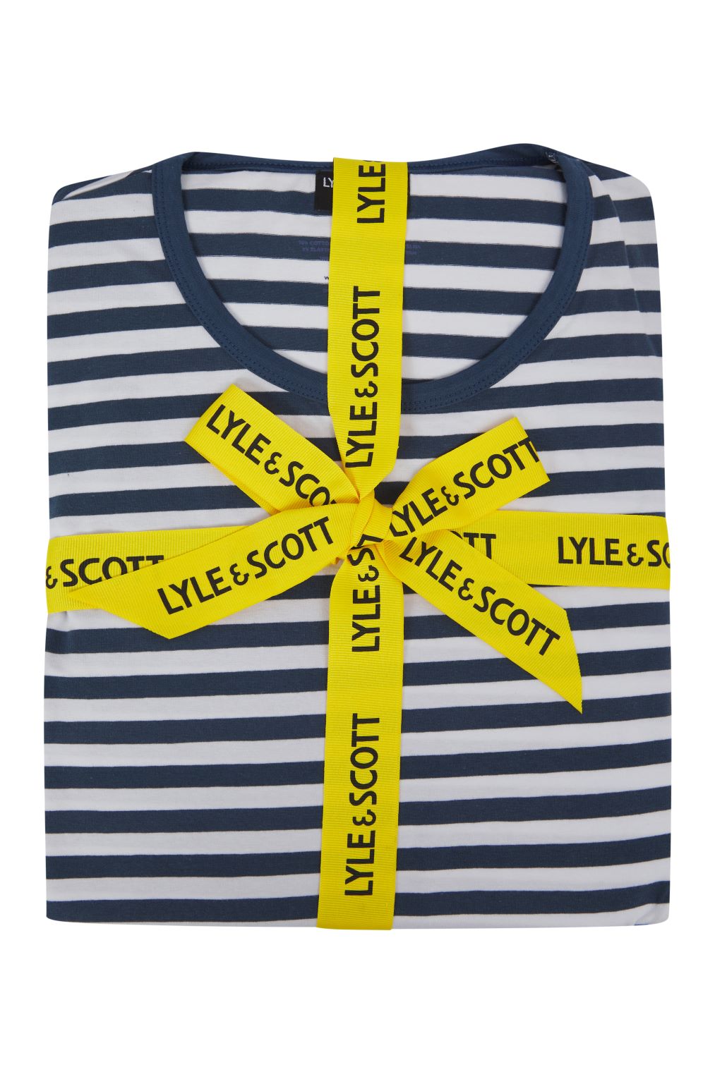 Lyle & Scott Brock Short Pyjama Set - Bright White/Dark Denim