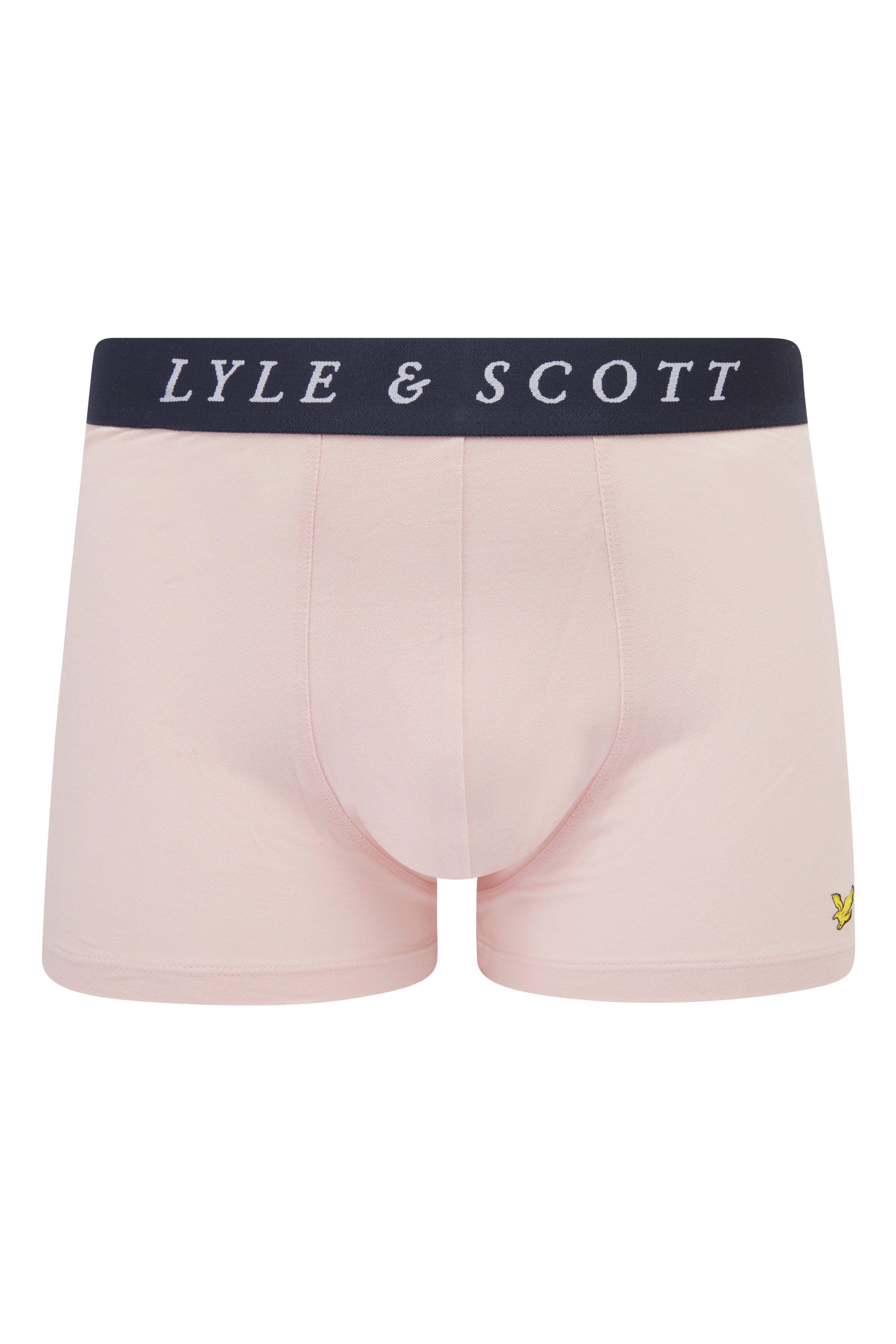 Lyle & Scott Multi Underwear Trunks 3 Pack - Blue/White/Ballet Slipper