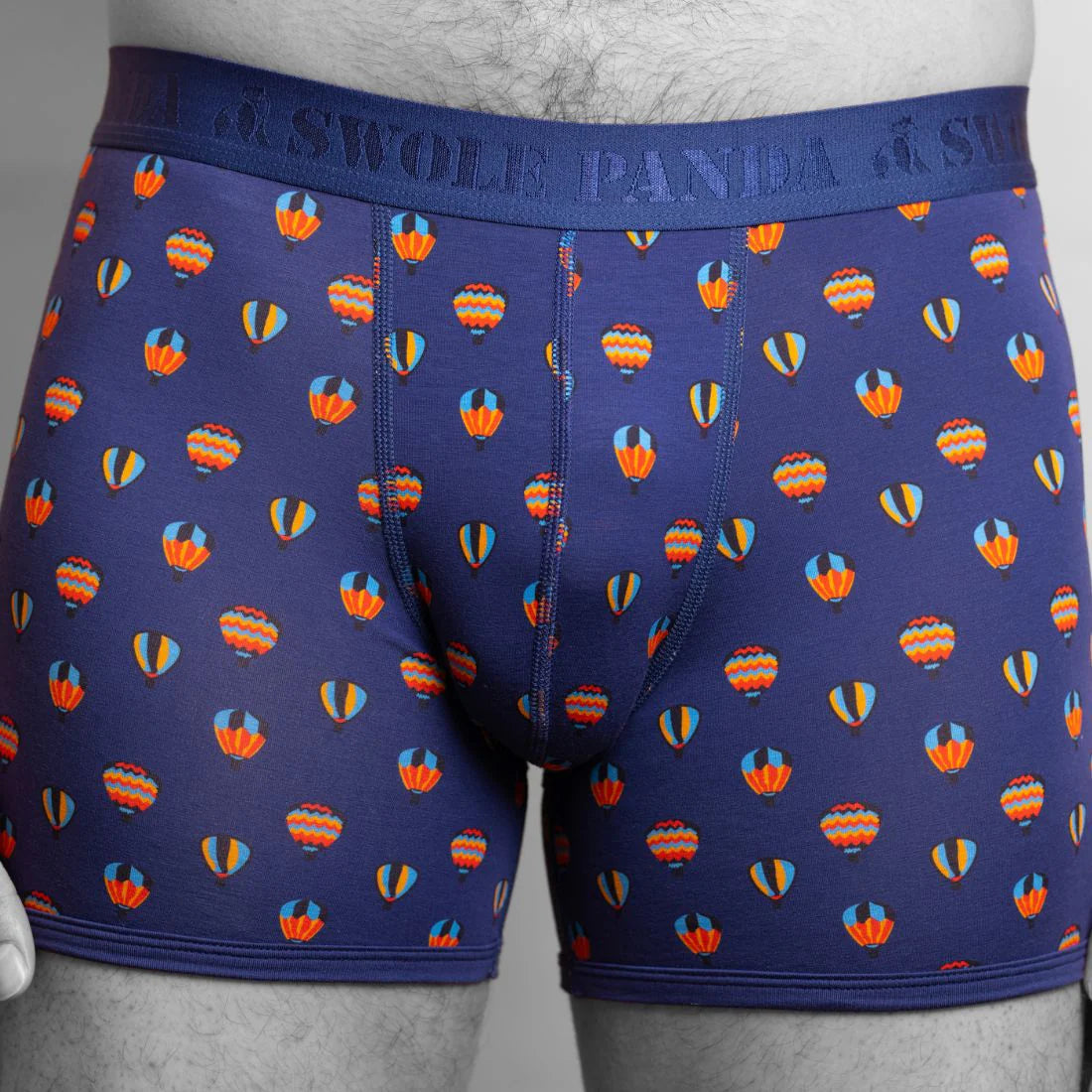 Swole Panda Bamboo Boxers 2 Pack - Blue & Balloons