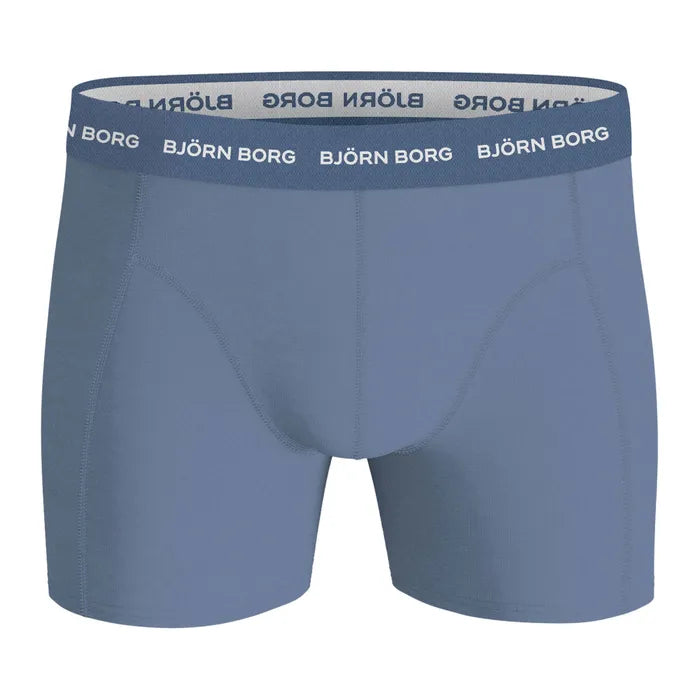 Björn Borg 3 Pack Cotton Stretch Boxers - Green/Blue/Navy